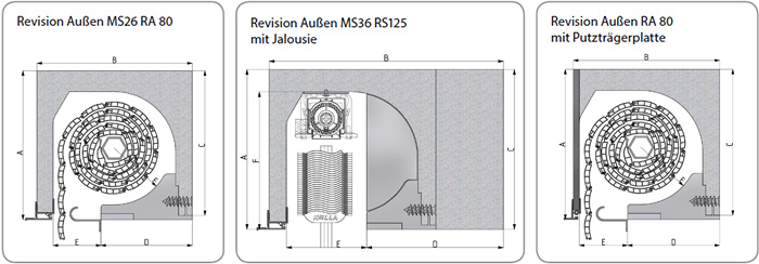 Gebäude Dämmung am Rolladenkasten, energieeffizient für Neubau, Umbau,  Sanierung und Renovation